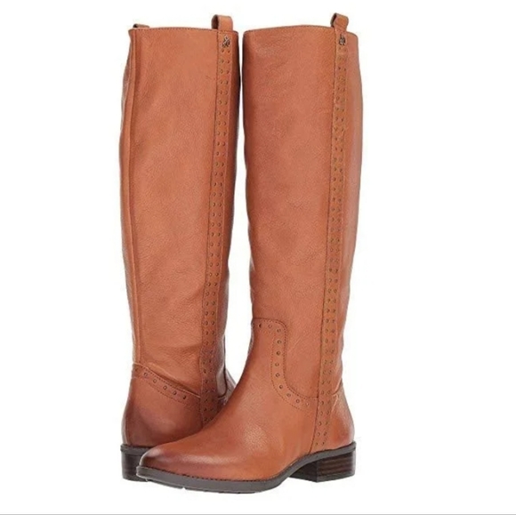 Sam Edelman Shoes - NEW Sam Edelman Prina 2 Leather Tall Boots Whiskey Size 7 NWOB